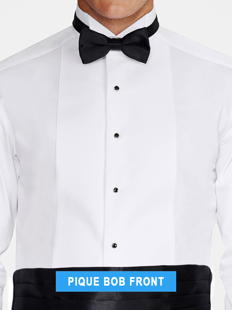 جلو پیراهن Pique Bib Tuxedo