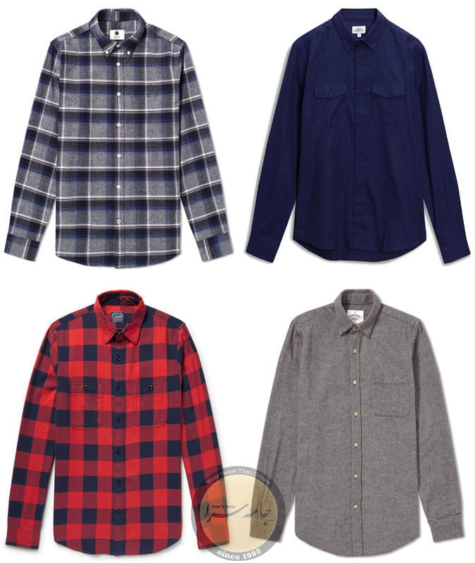 پیراهن پشمی یا فلانل