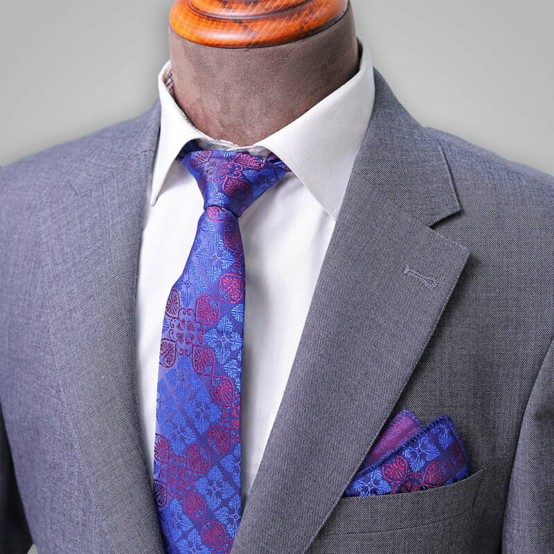 ست کراوات و پوشت کد 7203 همراه کت