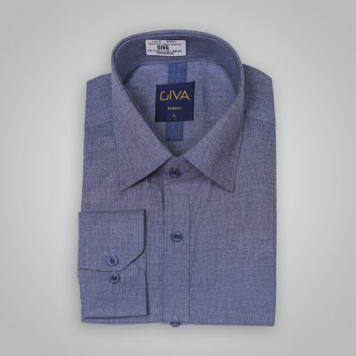 پیراهن مردانه آبی کد 5151