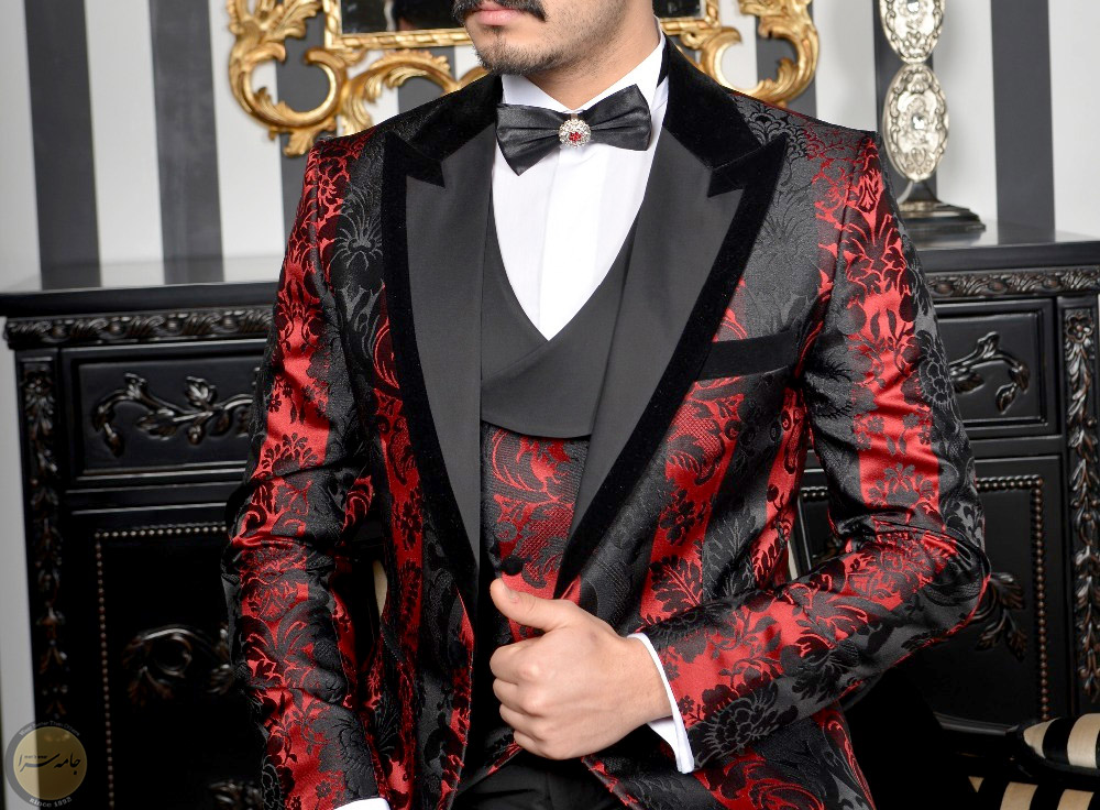 کت و شلوار طرح دار