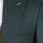 کت شلوار کمبین کج راه ژیله دورو یشمی کد 1447 پارچه